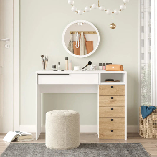 KDesign Make-Up Table [Sepet - White] HxWxD: 75x100x44.5cm, ON29-SW