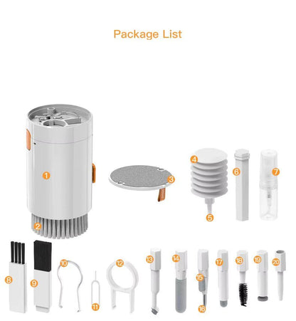 20 in 1 Multifunctional Laptop Headphones Keyboard Cleaner Kit Electronics Cleaning Kit Keyboard Cleaning Brush
