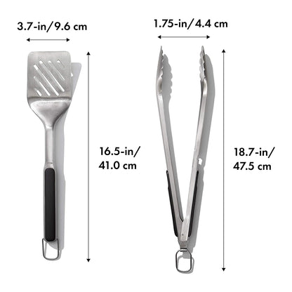 OXO Good Grips Grilling Turner and Tongs Set, OXO-11320200