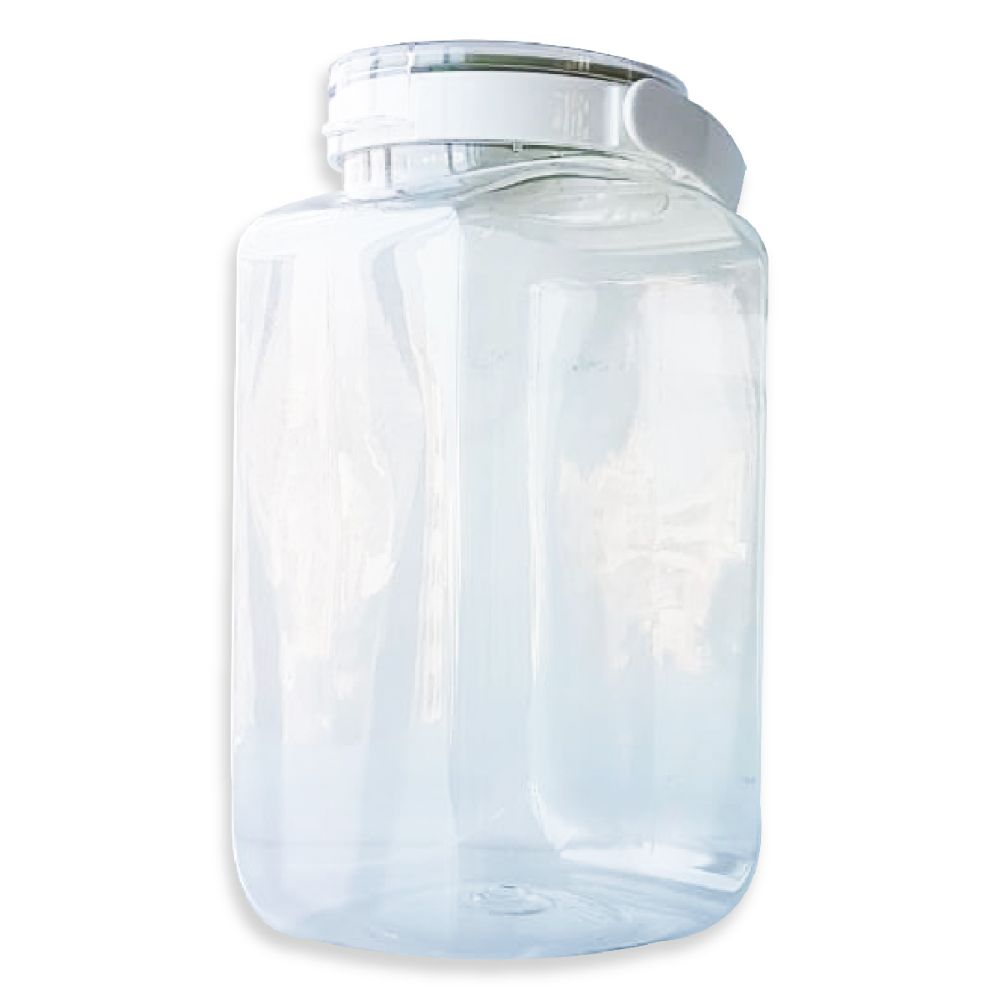 Fresh Look Airtight Plastic Canister, Kaki-Green Joints 3850 Ml