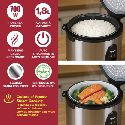 Beper Rice Cooker & Steamer, P101VAP020