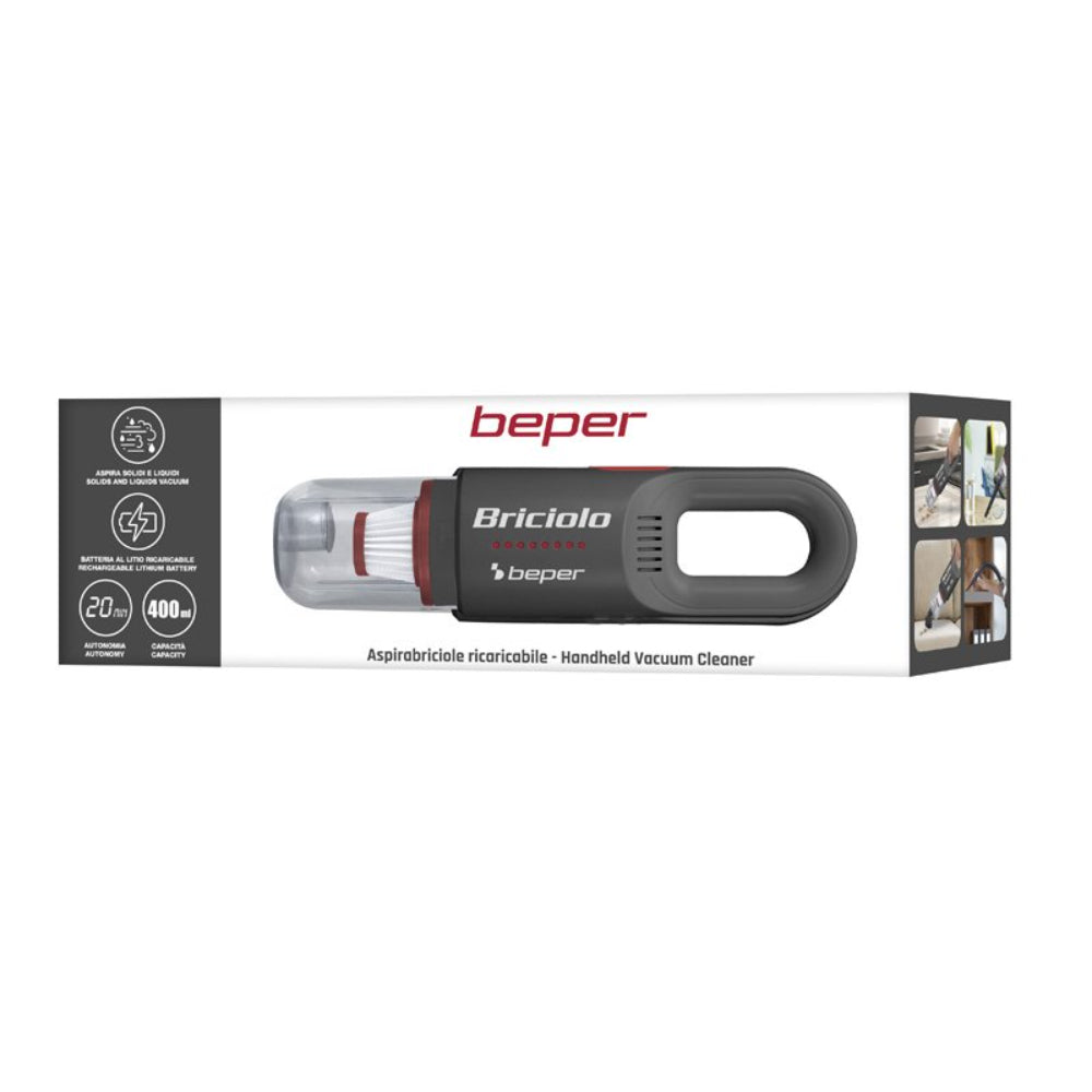 Beper Rechargeable Wet-Dry Handy Vacuum 7.4V, P202ASP401