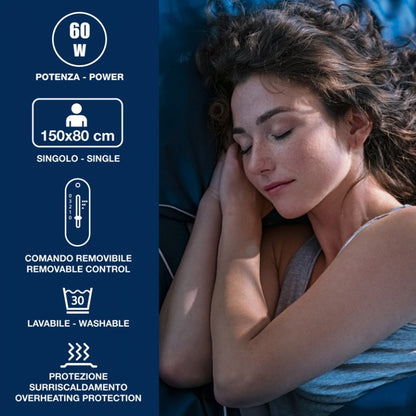 Beper Electric Single Size Blanket, P203TFO101