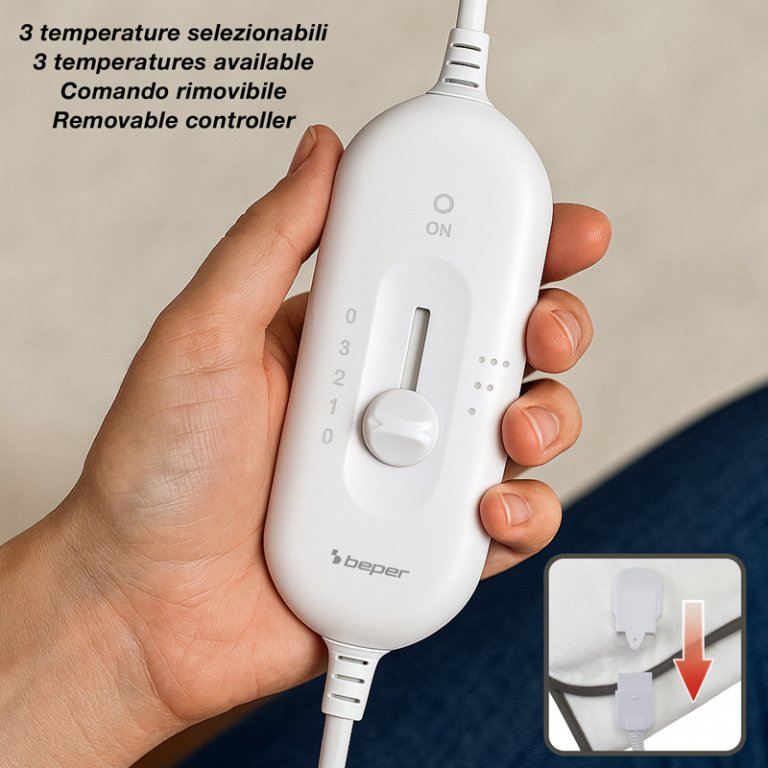 Beper Electric Single Size Blanket, P203TFO101