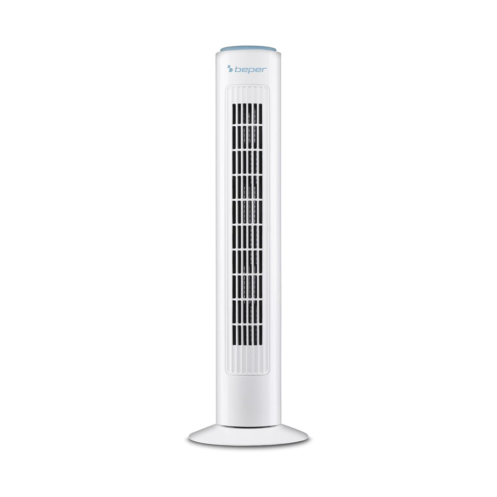 Beper Tower Fan 45W, Quiet Fan, Height 72cm, Automatic Oscillation [White], P206VEN301