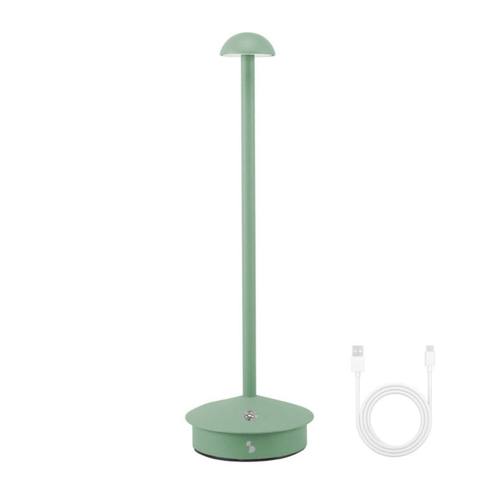 Beper Rechargeable Table Lamp Slim Sage Green, P207ILI150