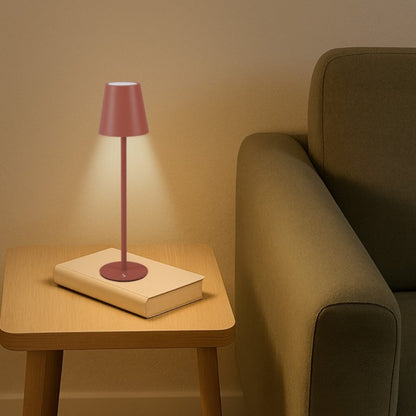 Beper Rechargeable Table Lamp Aura Brick Red, P207ILI204