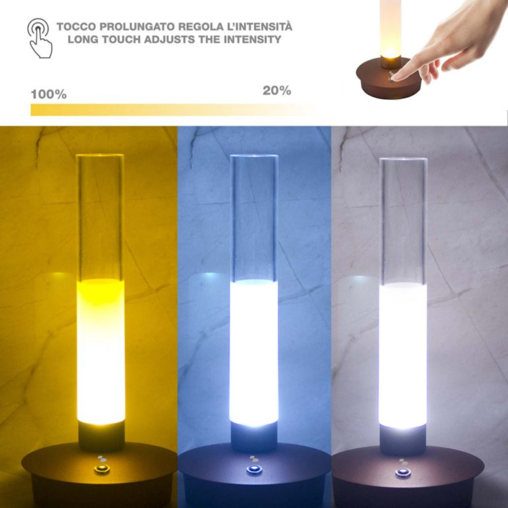 Beper Rechargeable Table Lamp Flora Copper, P207ILI550