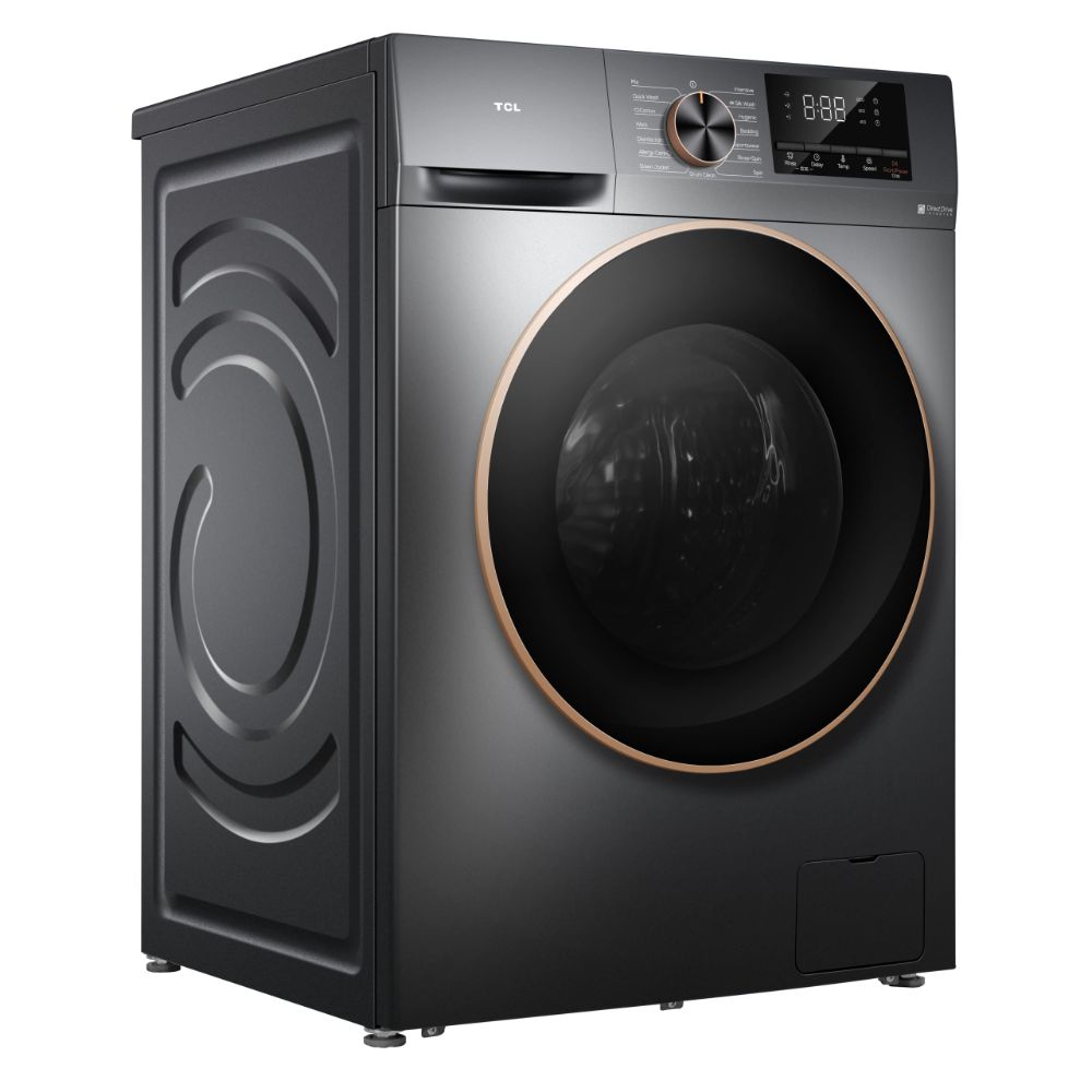 Tcl, Washer 10 Kg Front Load 1200Rpm Dark Grey