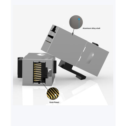 Conqueror, Cat 6 Female To Female Keystone Jack 8P8C Plug - P255