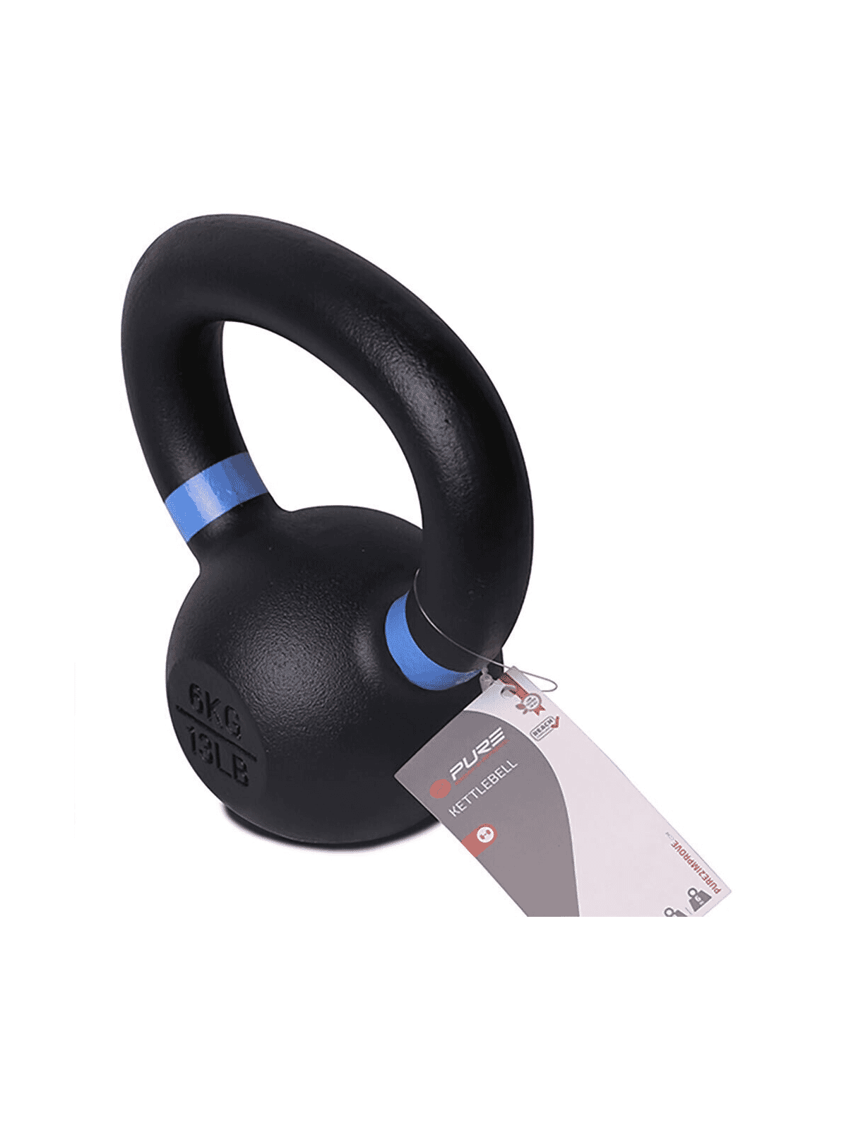 PURE2IMPROVE CAST IRON KETTLEBELL 6KG