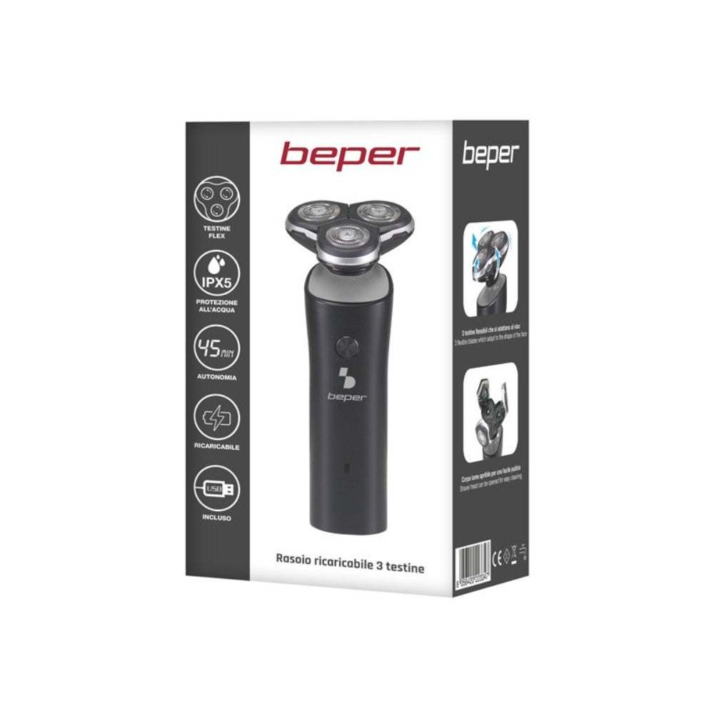 Beper, Rechargeable Men Shaver?-?USB, P304BAR003