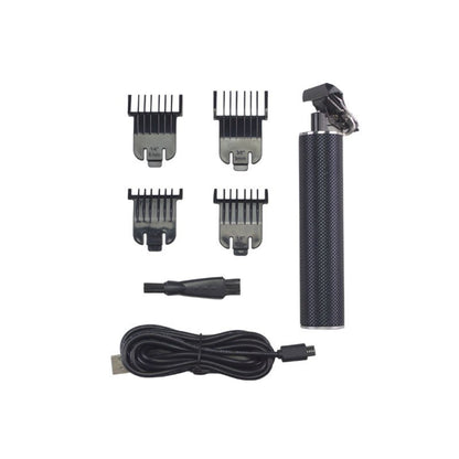 Beper Rechargeable Precision Hair Clipper And Trimmer, Waterproof Stainless Steel Blades, USB Rechargeable Black, P304CAP001