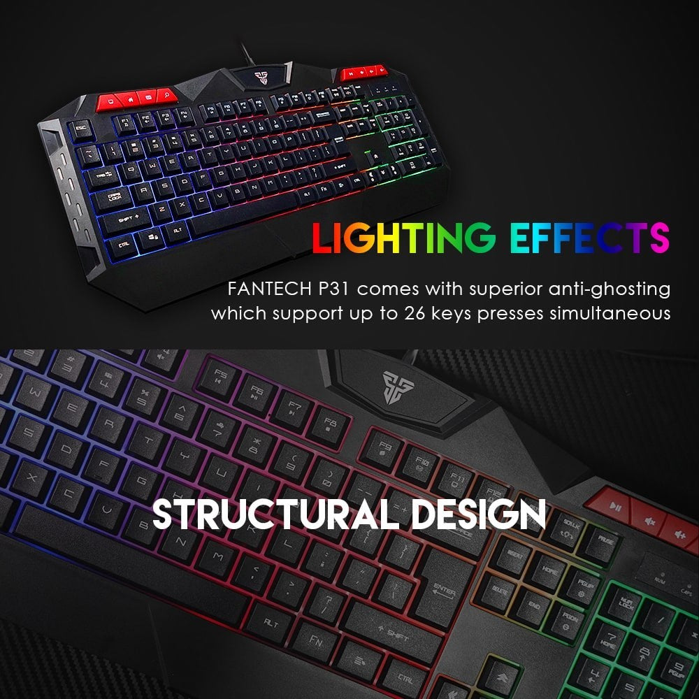Fantech, P31 Gaming Combo 3In1