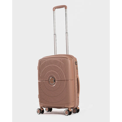 Partner Moden, Carry-On Travel Luggage Expandable Suitcase Spinner With Wheels And Built-In Tsa Lock, Beige , Available in Different Colors