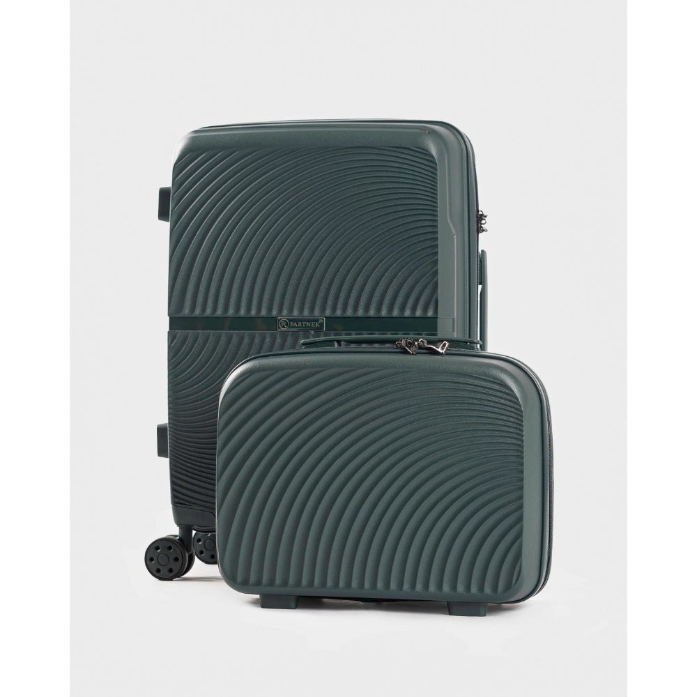Partner Prime, Hardside Spinner Luggage 2-Piece Set, Green, Available in Different Colors