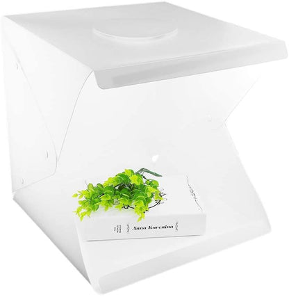 Mascube, Photo Box Foldable With Led, 40X40Cm, Pb-01, White