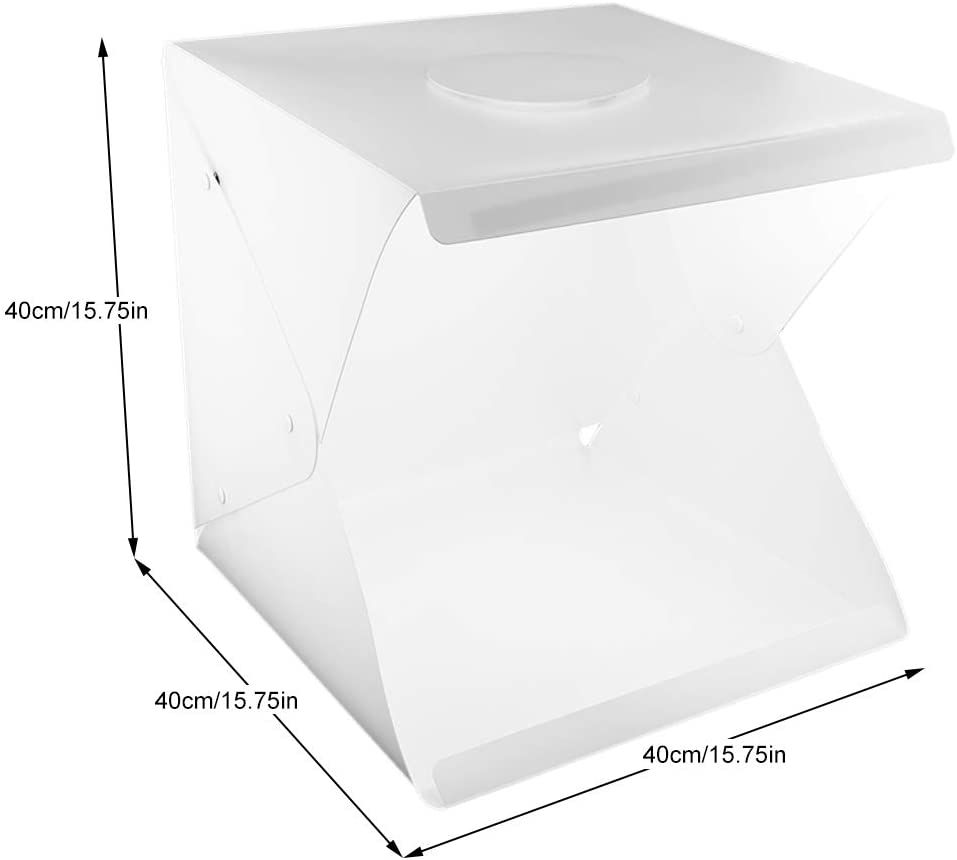 Mascube, Photo Box Foldable With Led, 40X40Cm, Pb-01, White