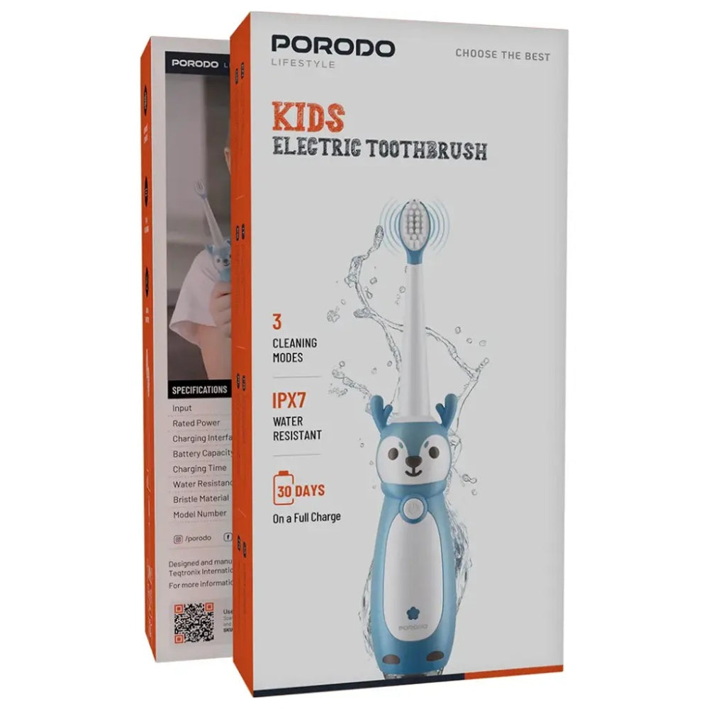 Porodo Kids Electric Toothbrush, PDLFSTK12