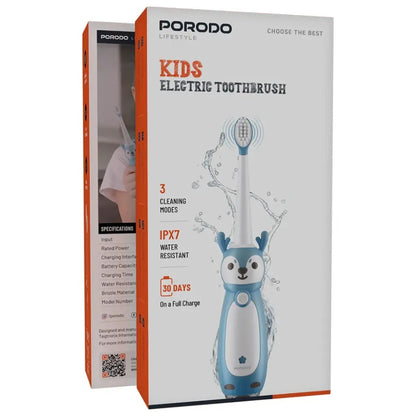 Porodo Kids Electric Toothbrush, PDLFSTK12
