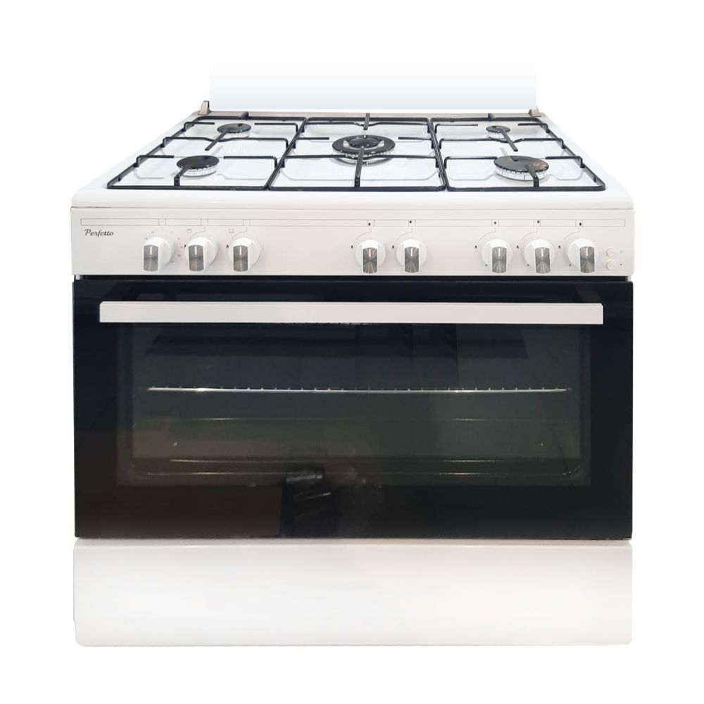 Perfetto, Oven, 5 Burners, Ignition, Giant 90Cm, White