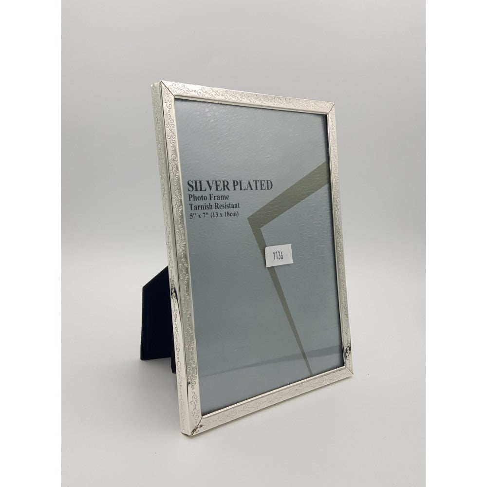 Silver Plated Photo Frame 13x18cm 1136