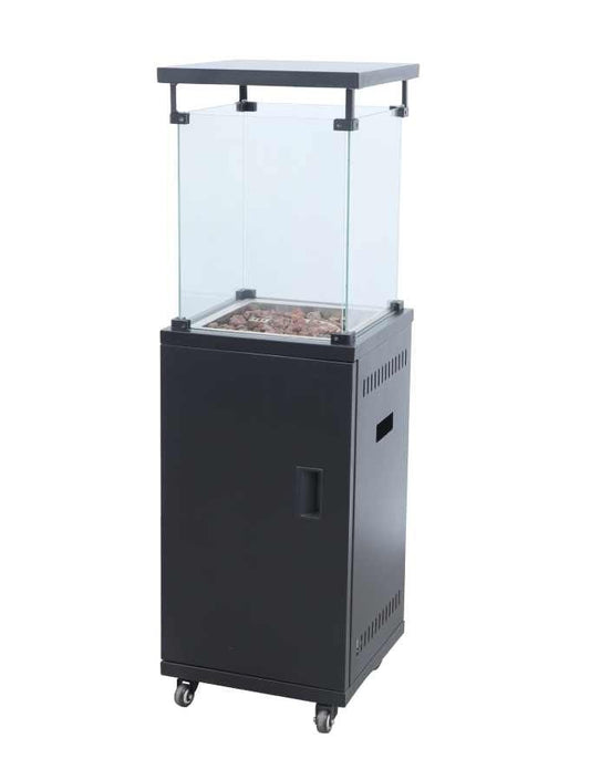 Campomatic, Gas Fire Pit With Glass, 140Cm Height