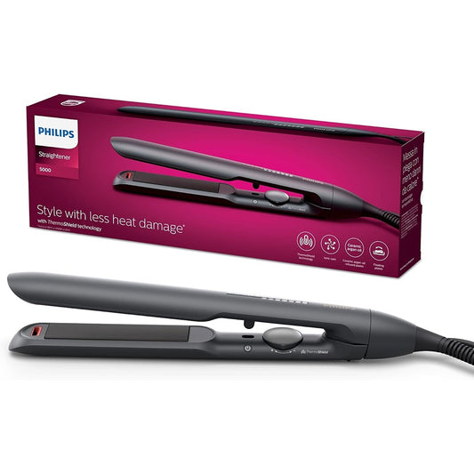 Philips, 5000 Series Black Thermoshield Hair Straightener, BHS510/00