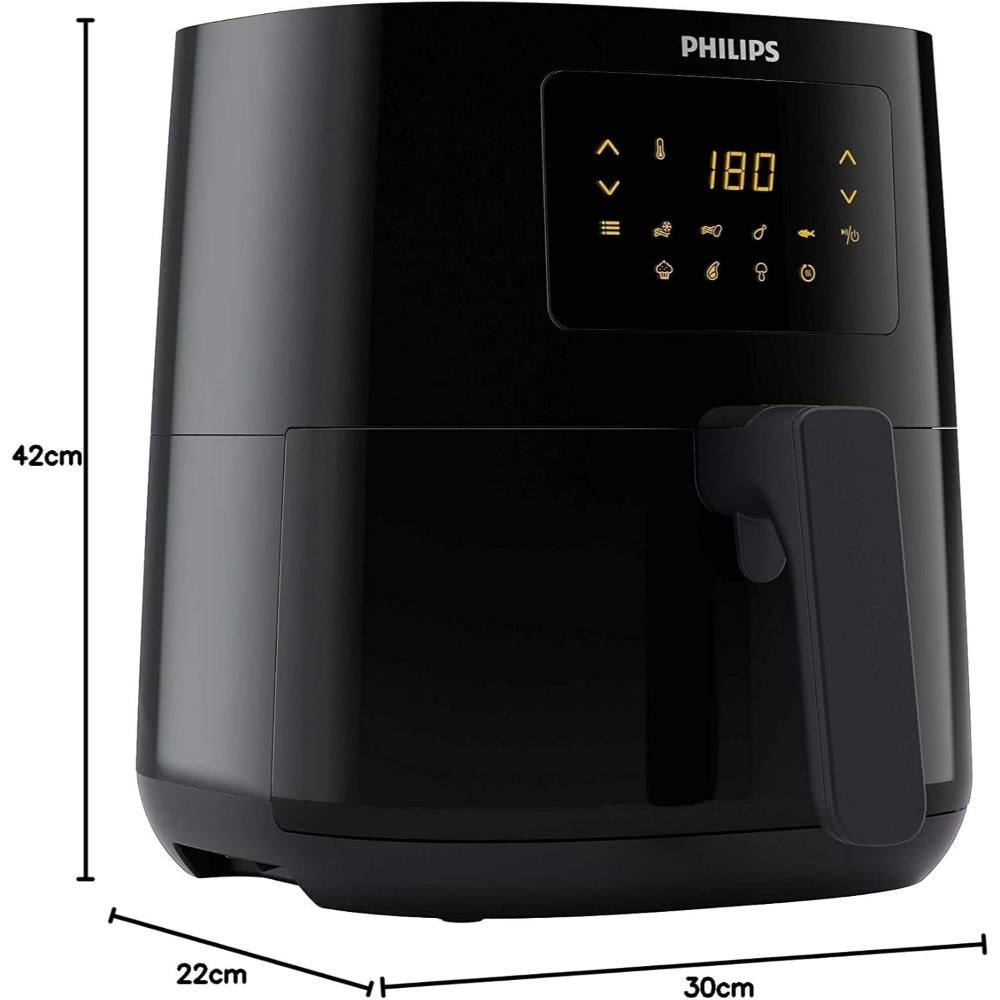 Philips, Air Fryer 800g 1400w Black,4.1 Litres