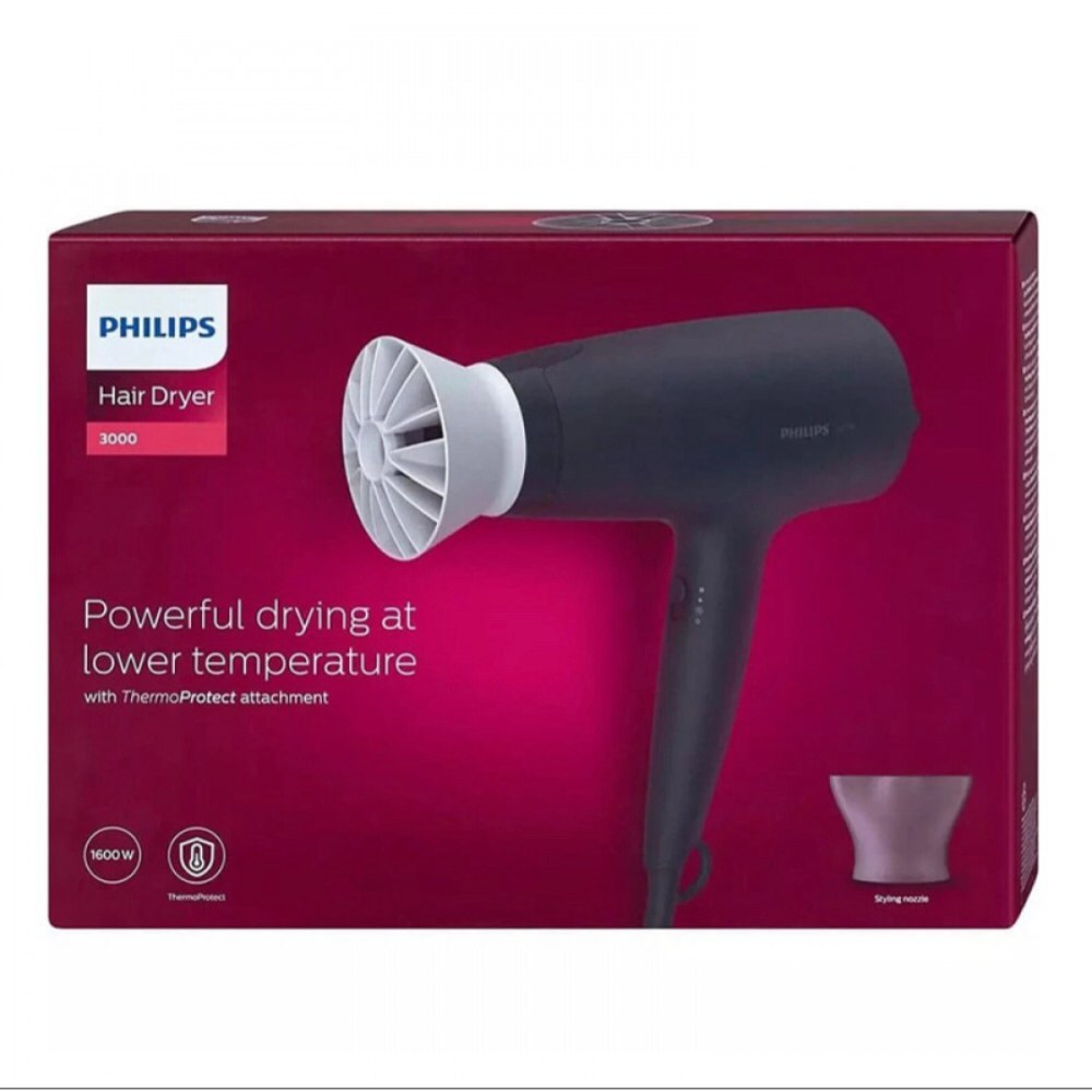 Philips, Hair Dryer 1600W Thermoprotect (Philips Official Warranty)
