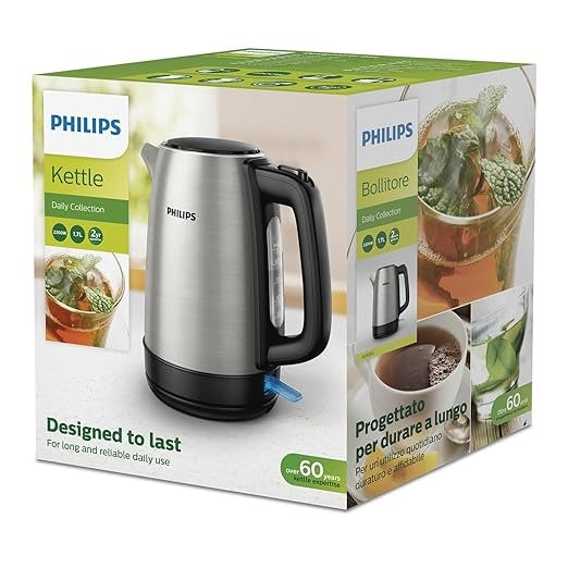 Philips, HD9350/90 electric kettle 1.7 L Stainless steel 2200 W