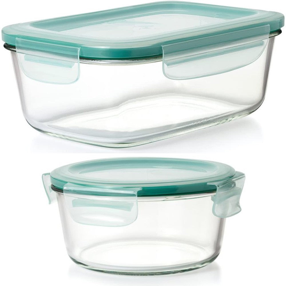 Phoenix, Smart Seal Glass Food Container Set Of 3 Pcs, Available in Different Sizes