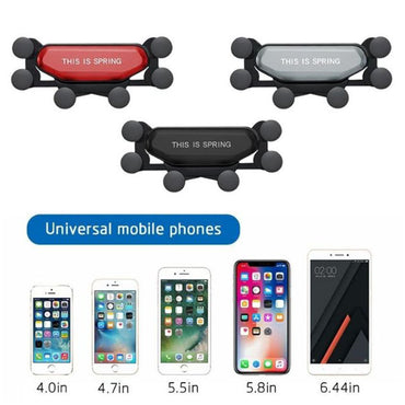 Cool Gift, Air Vent Phone Mount Auto-Clamping, Available in Different Colors