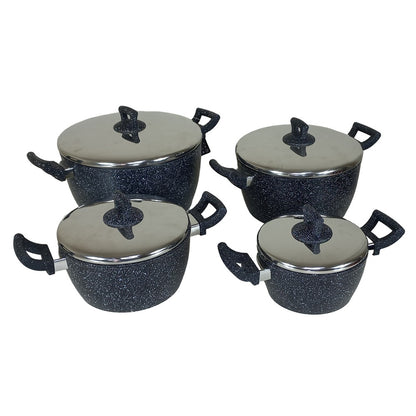 Phoenix, Professional Granite Cookware Set Of 8 Pcs