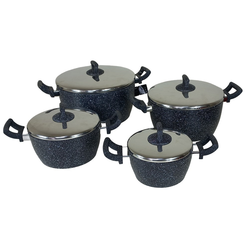 Phoenix, Professional Granite Cookware Set Of 8 Pcs