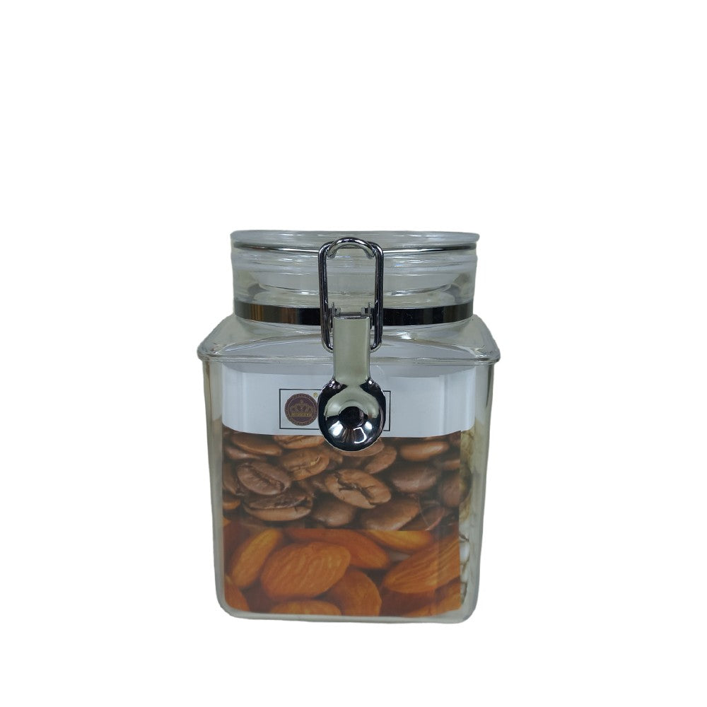 Phoenix, Acrylic Airtight Squared Food Jar, Available in Different Sizes