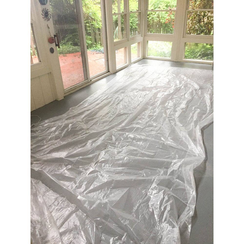 Plastic Drop Cloth 4x10