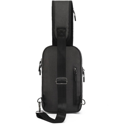 Poso, Anti Theft Sling Bag, Crossbody Pack - Lockable Zippers, Rfid Safe Pocket And Cut Resistant Fabric Black