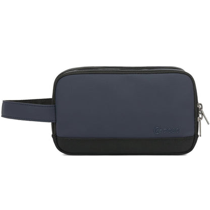 POSO, Travel Pouch Toiletry Bag, Business Handbag Water Resistant Shaving Items For Men Bag, Makeup Accessories For Women Bag With USB Charging Port, Navy