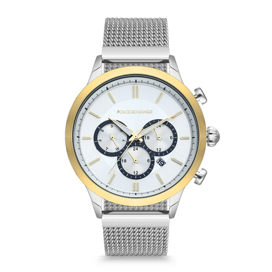 Polo Exchange, Men   Stainless Steel Watch