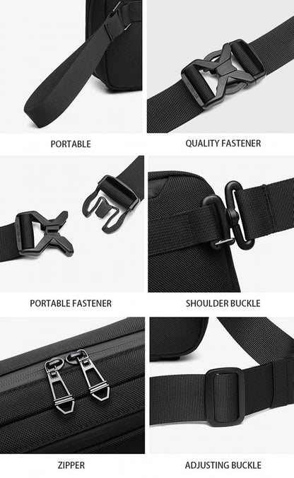 Poso, sling Bag Waist Bag Travel Pouch with Adjustable Strap