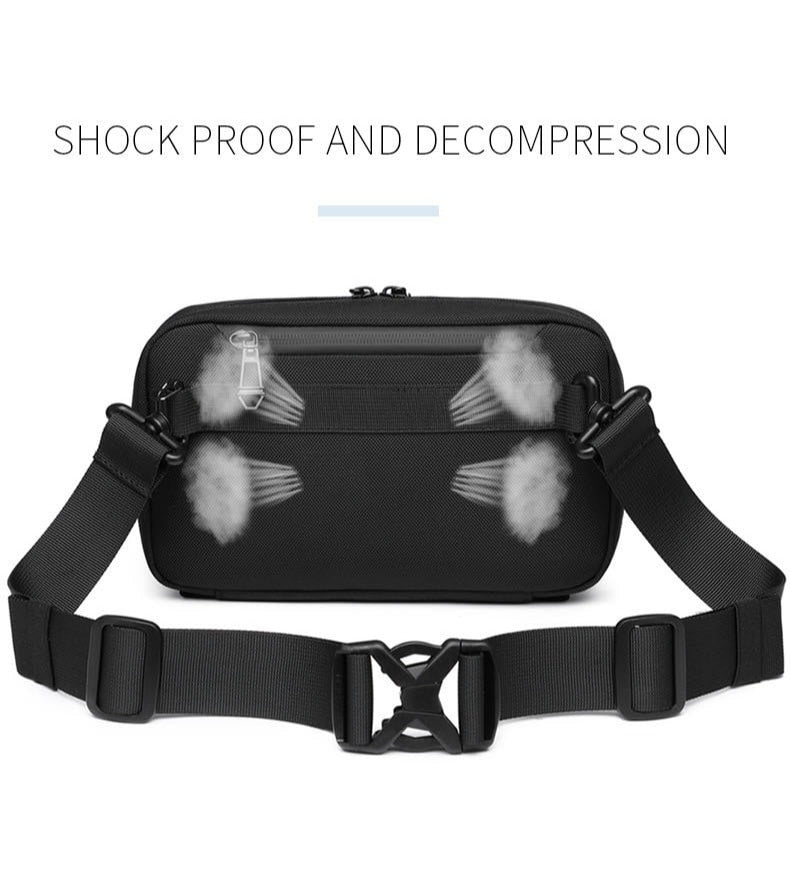 Poso, Waist Bag sling Bag Travel Pouch with Adjustable Strap