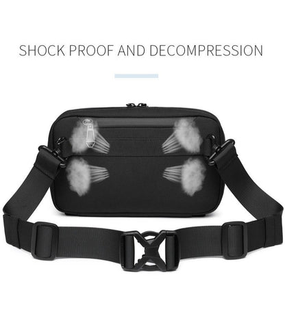 Poso, Waist Bag sling Bag Travel Pouch with Adjustable Strap
