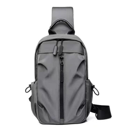 Poso, Anti Theft Sling Bag, Crossbody Pack - Lockable Zippers, Rfid Safe Pocket And Cut Resistant Fabric Grey