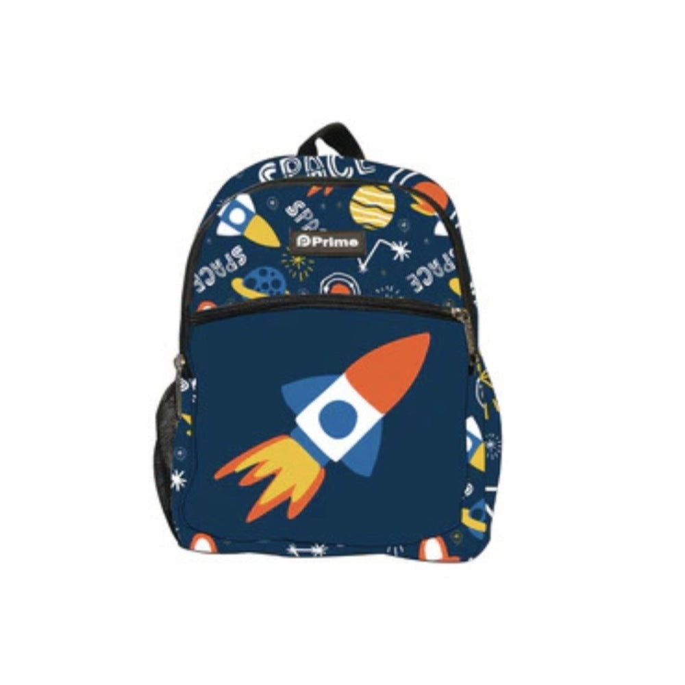 Primebag, Waterproof Backpack, Cartoon Animal Schoolbag For Kids, Lunch Box Carry Bag, Missile