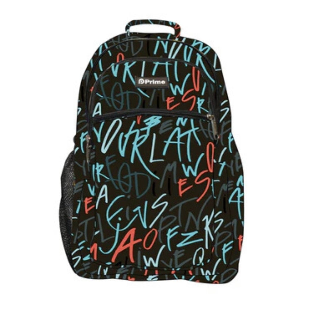Primebag, Waterproof Backpack, Schoolbag, Lunch Box Carry Bag, Patern