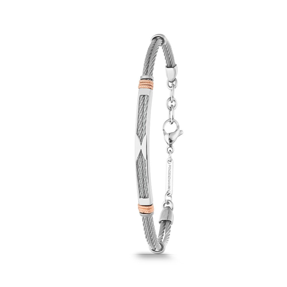Polo Exchange, Man Steel Bracelet