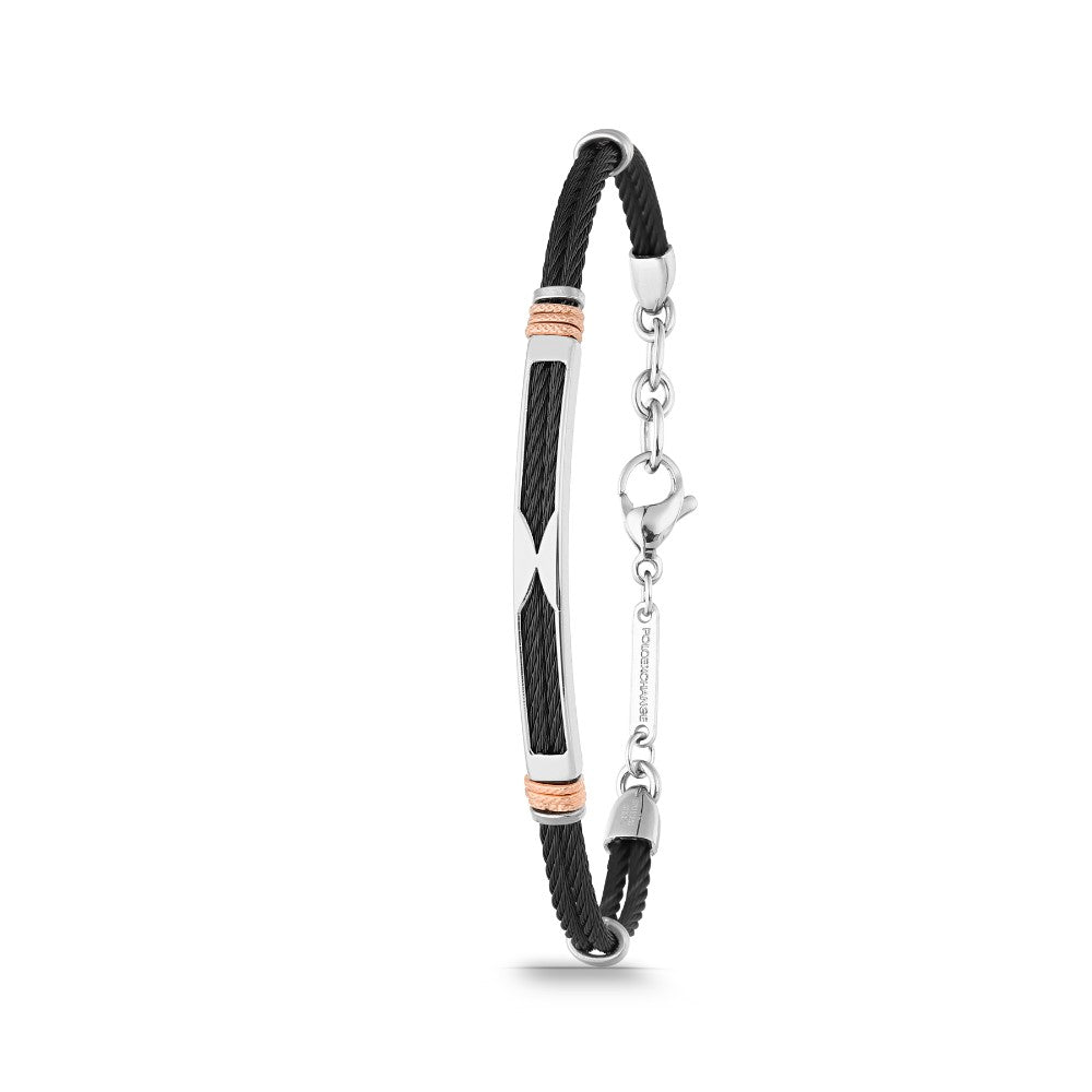 Polo Exchange, Man Steel Bracelet