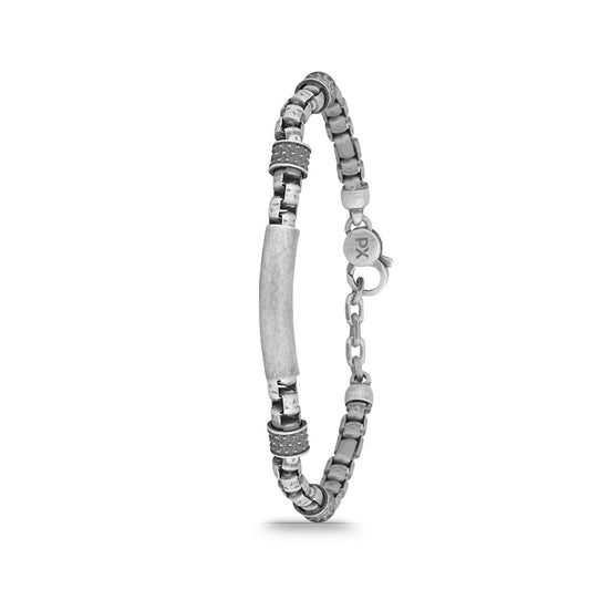 Polo Exchange, Man Silver Bracelet
