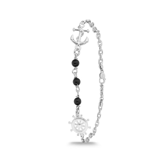 Polo Exchange, Man Silver Bracelet